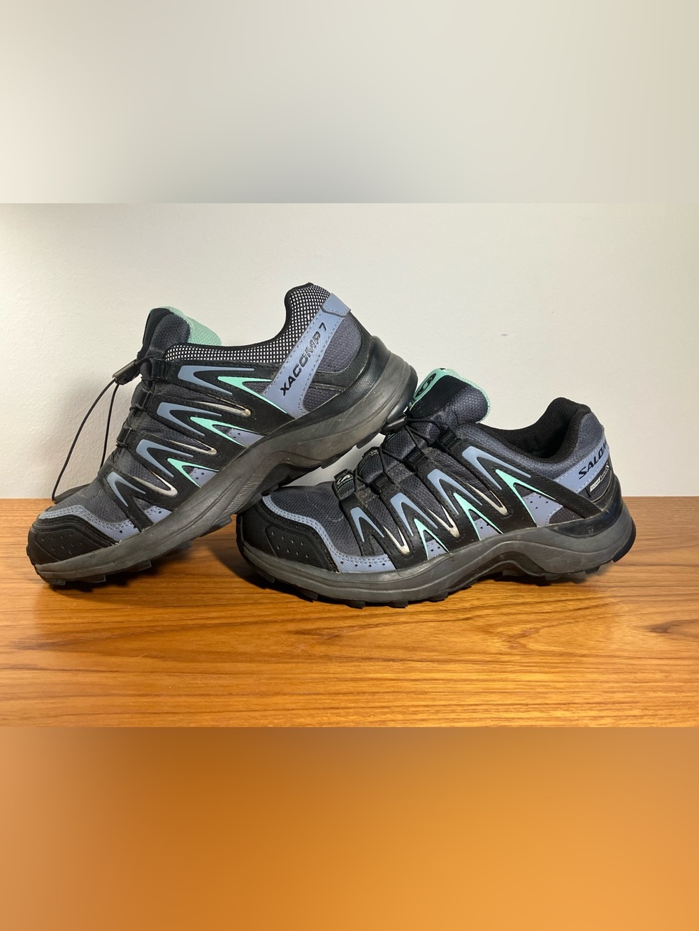 Salomon XACOMP 7 Women’s Trail Hiking Shoes Size 7 / Eur 38 2/3